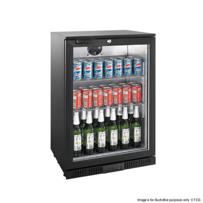 Under Bench Single Door Bar Cooler 138L